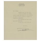 The Awful Truth Ralph Bellamy signed letter