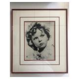 Framed Shirley Temple photo