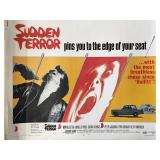 Sudden Terror 1970 vintage movie poster