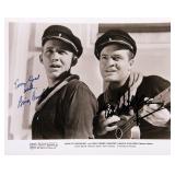 Bing Crosby and Bob Hope signed movie photo