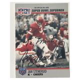 Kansas City Chiefs Jan Stenerud 1990 NFL #122 trad