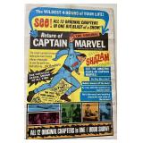 Captain Marvel vintage comic poster