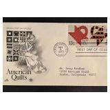 American Quilts First Day Cover