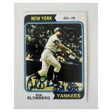 New York Yankees Ron Blomberg signed autograph car