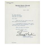 Edmund Muskie signed letter