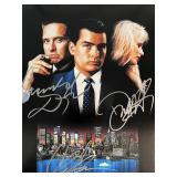 Wall Street cast signed movie photo