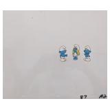 The Smurfs Original Animation Cel