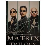 The Matrix cast signed photo