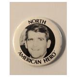 Oliver North American Vintage Hero Campaign Pin