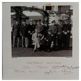 FDR/ Winston Churchill photo.6x6 inches