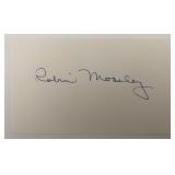 Robin Moseley original signature