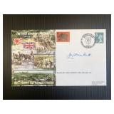 John Hackett signed first day cover