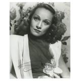 Marlene Dietrich signed photo. GFA Authenticated