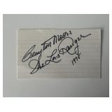 The Lone Ranger Clayton Moore original signature