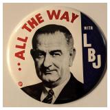 All The Way With LBJ Oversize Presidential Vintage