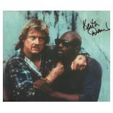 Roddy Piper Keith David signed movie photo