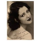 Billie Dove signed photo