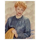 Lucille Ball signed photo