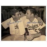 Sandy Koufax and Don Drysdale signed photo