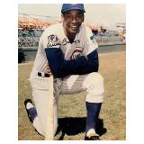 Ernie Banks signed photo