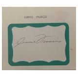 Connie Francis orignal signature