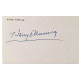 NY Giants Harry Danning autograph