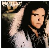 Meat Loaf signed Blind Before I Stop album