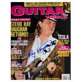 Stevie Ray Vaughan signed Guitar Magazine