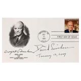 David Eisenhower signed First Day Cover