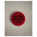 Red Run Rod & Gun club plastic disc