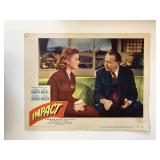 Impact original 1949 vintage lobby card