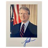 39th US President Jimmy Carter signed photo