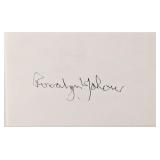 1972 Nobel Prize Rosalyn Yalow autograph