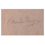 Charles Boyer signature slip