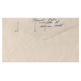 Racecar Driver Marvin Pifer signed envelope