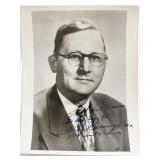 Iowa Congressman Fred Schwengel signed photo