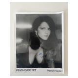 Penthouse Melissa Leigh signed photo