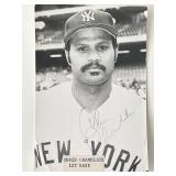 NY Yankees Chris Chambliss signed photo