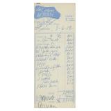 Mrs Desi Arnaz signed receipt