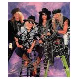 Poison band signed photo