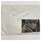 George Matthews signed photo