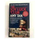 The Joy Luck Club paperback book signed by Amy Tan