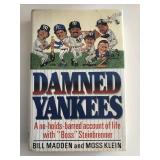 Damned Yankees Bill Madden signed book