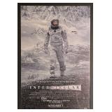 Interstellar cast signed movie poster