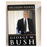 Decision Points George W. Bush signed book