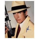 Dick Tracy Warren Beatty signed movie photo