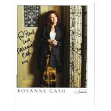 Rosanne Cash signed photo