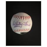 Whitey Ford signed baseball