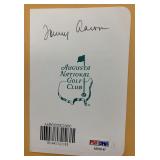 Masters Champion Tommy Aaron signed scorecard. PSA