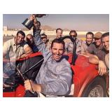 Ford v Ferrari Christian Bale signed photo. GFA Au